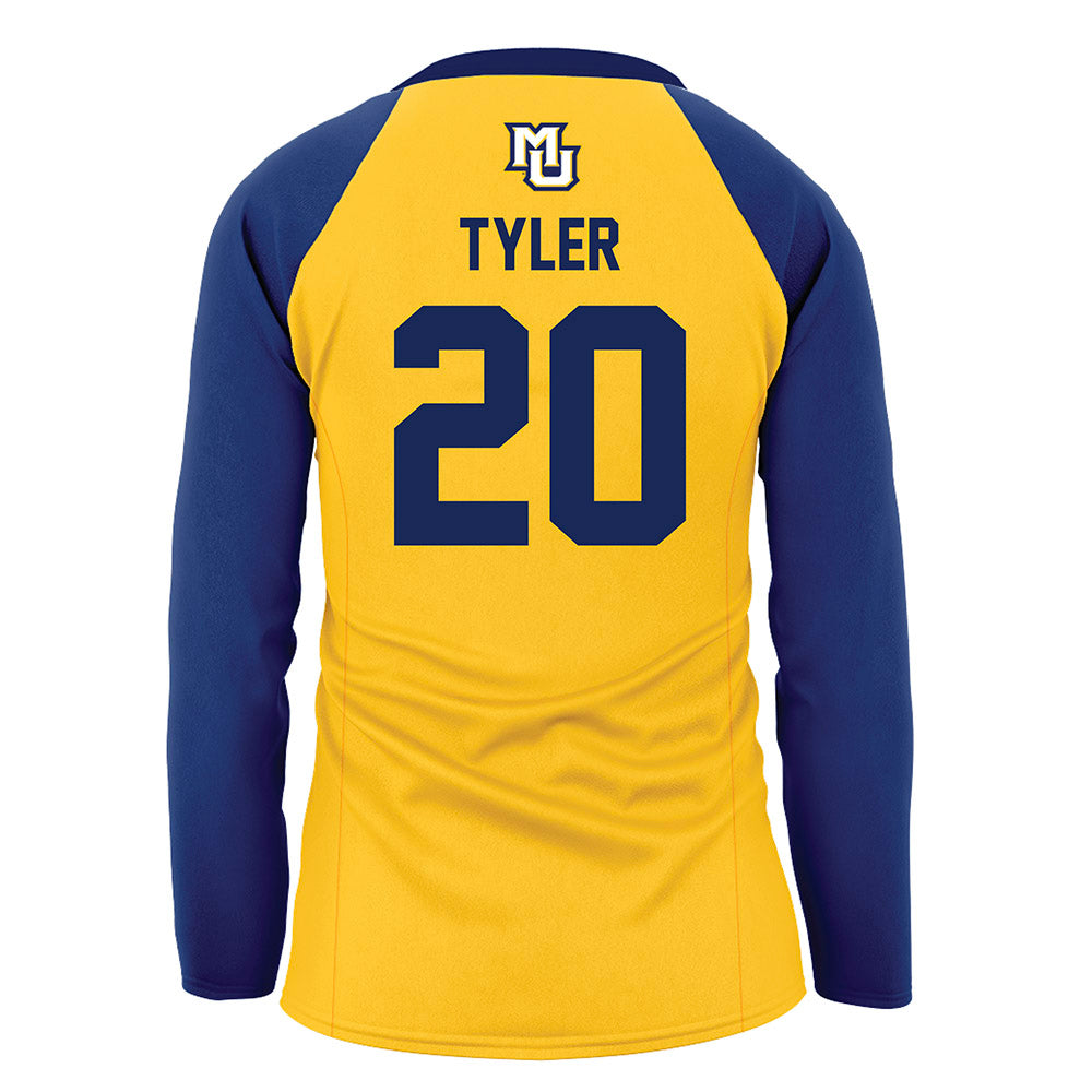 Marquette - NCAA Women's Volleyball : Carson Tyler - Gold Volleyball Jersey-1