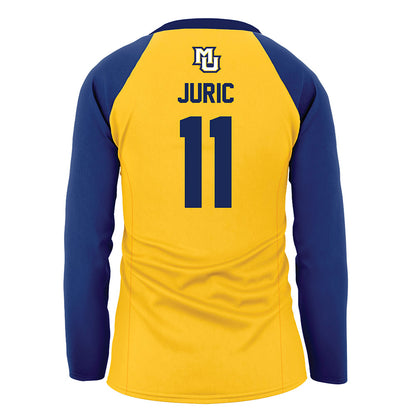 Marquette - NCAA Women's Volleyball : Tani Juric - Gold Volleyball Jersey-1
