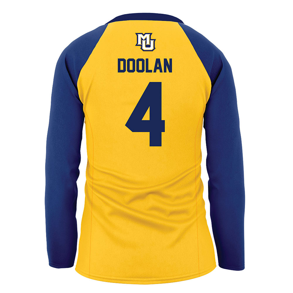 Marquette - NCAA Women's Volleyball : Caydence Doolan - Gold Volleyball Jersey-1