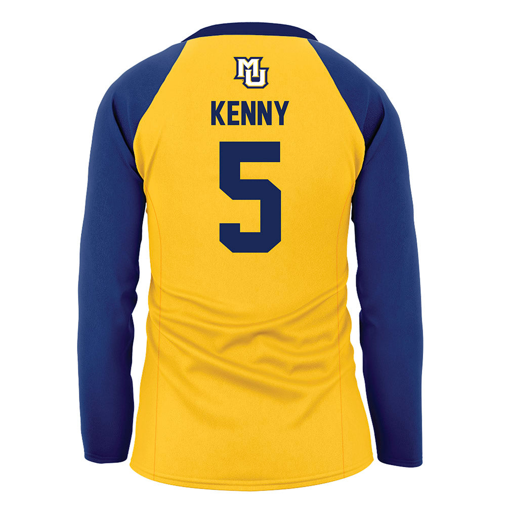 Marquette - NCAA Women's Volleyball : Calli Kenny - Gold Volleyball Jersey-1