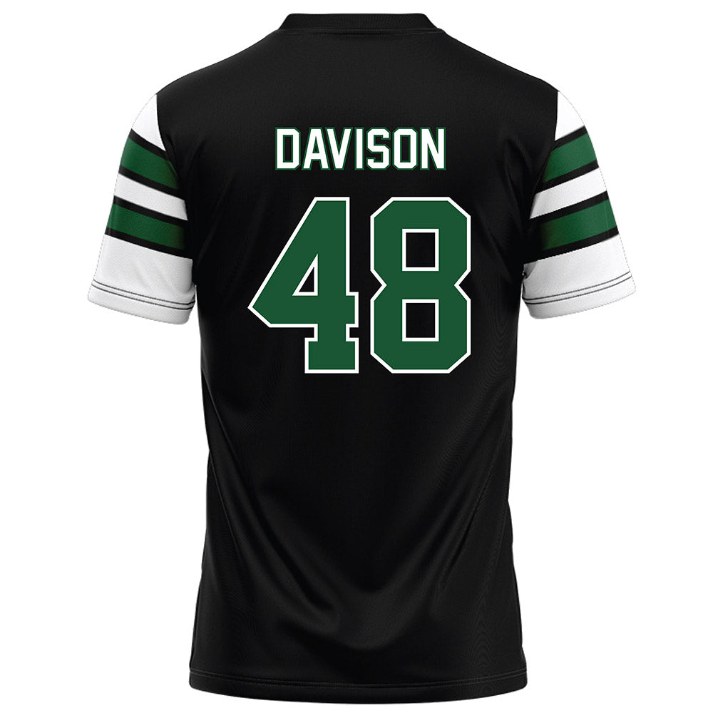 UAB - NCAA Football : Phillip Davison - Black Football Jersey-1