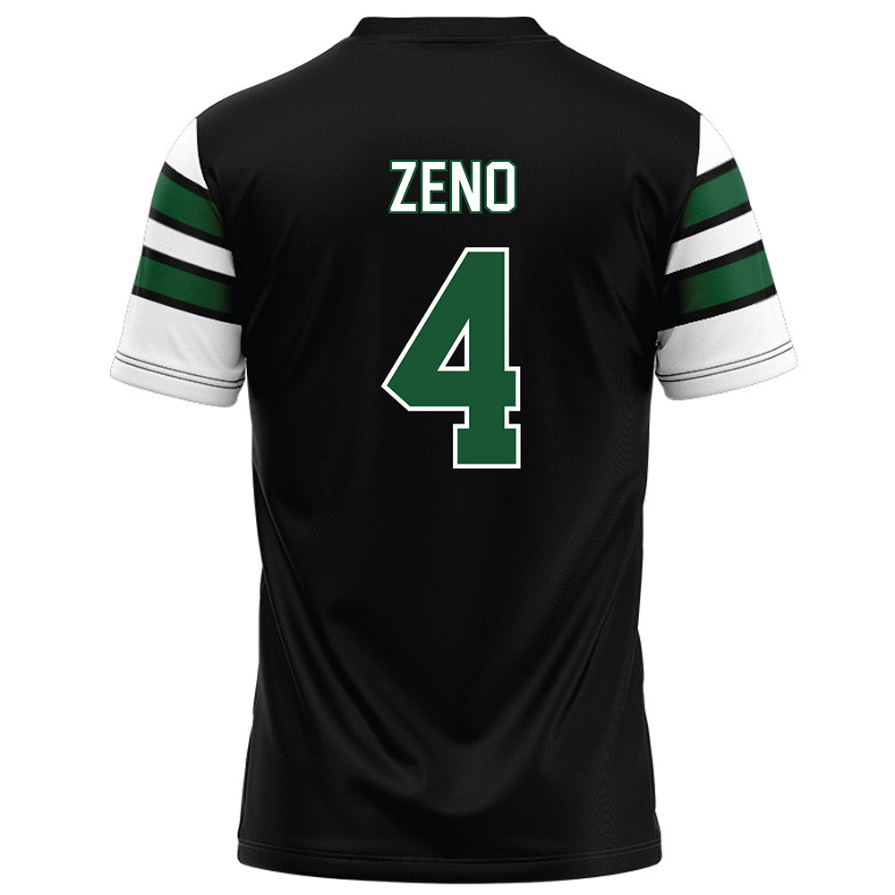 UAB - NCAA Football : Jacob Zeno - Black Football Jersey-1