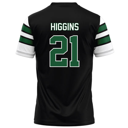 UAB - NCAA Football : Hudson Higgins - Black Football Jersey-1