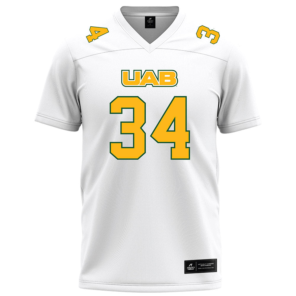 UAB - NCAA Football : Jonathan Allen - White Football Jersey-0