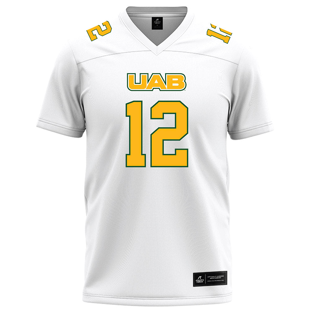 UAB - NCAA Football : Jaylen Elder - White Football Jersey-0