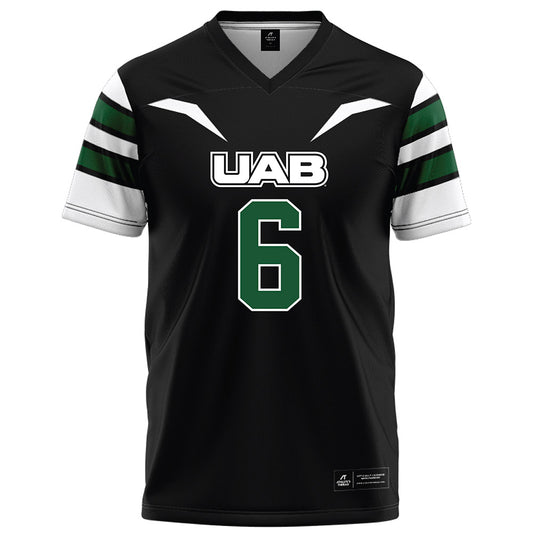 UAB - NCAA Football : Kj Daniels - Black Football Jersey-0