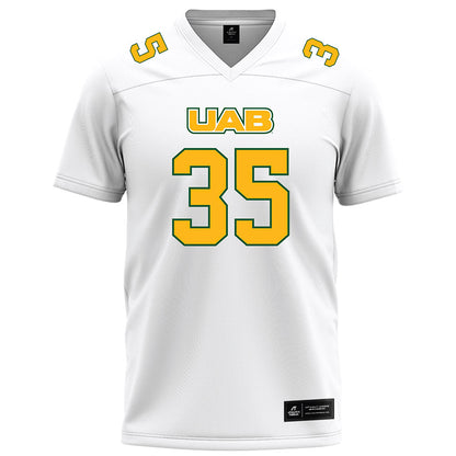 UAB - NCAA Football : Owen Simpson - White Football Jersey-0