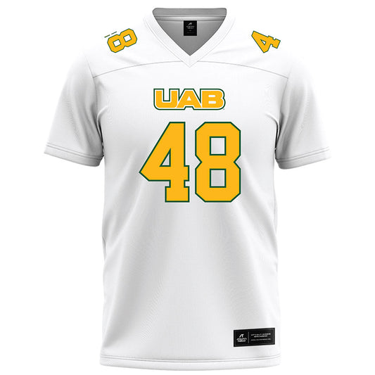 UAB - NCAA Football : Phillip Davison - White Football Jersey-0