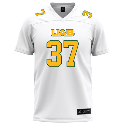 UAB - NCAA Football : Love Kirby - White Football Jersey-0
