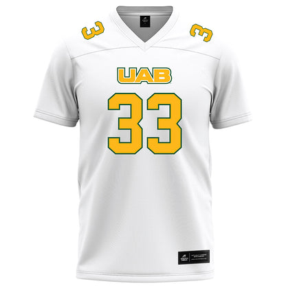 UAB - NCAA Football : Braden Sullivan - White Football Jersey-0