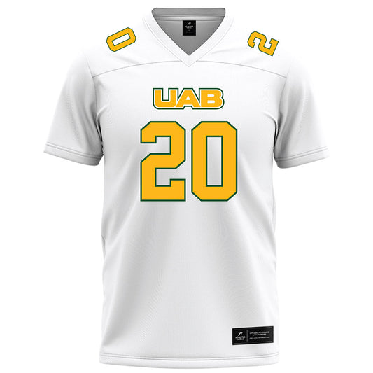 UAB - NCAA Football : Rashad Robinson - White Football Jersey-0
