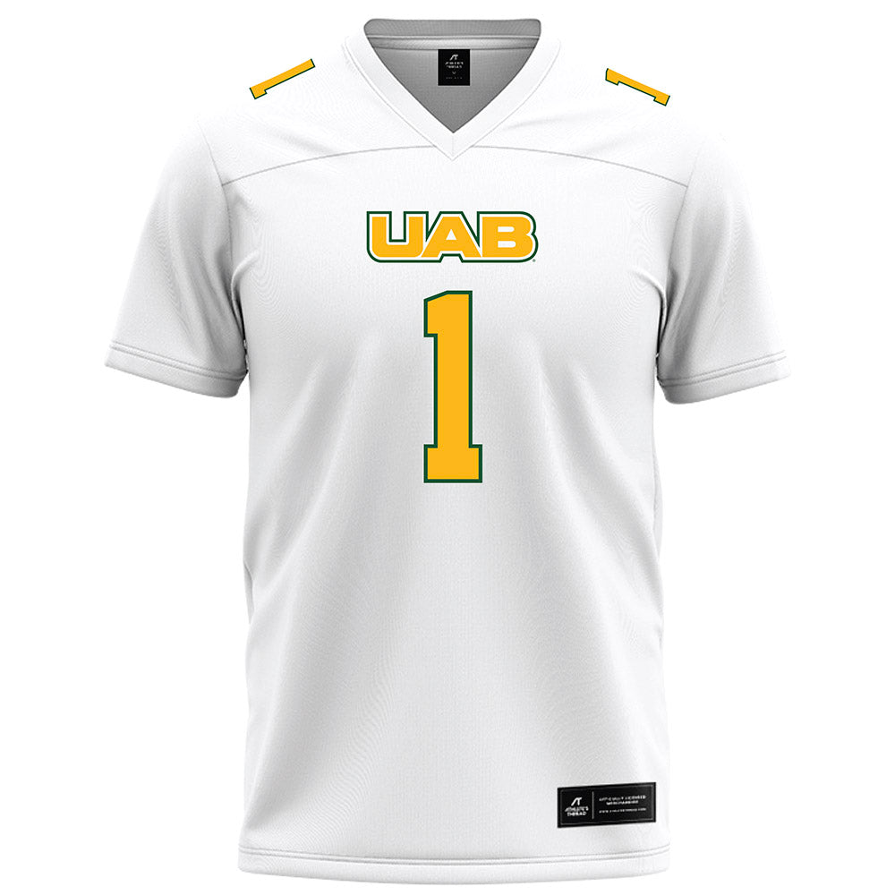 UAB - NCAA Football : CJ Smith - White Football Jersey-0
