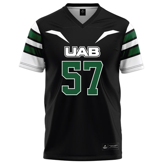 UAB - NCAA Football : Aidan Platt - Black Football Jersey-0