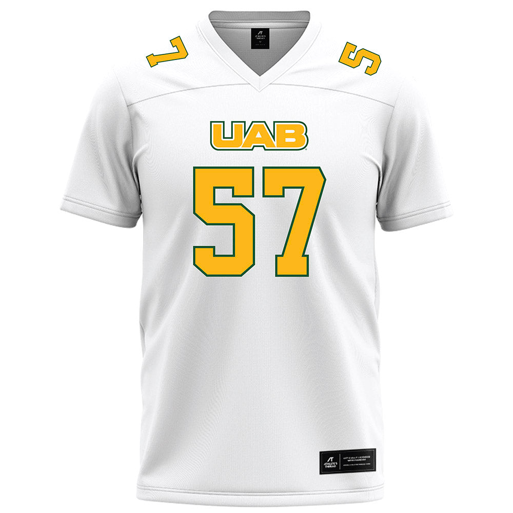 UAB - NCAA Football : Aidan Platt - White Football Jersey-0
