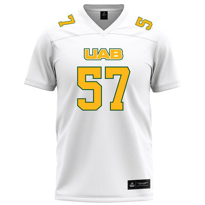 UAB - NCAA Football : Aidan Platt - White Football Jersey-0