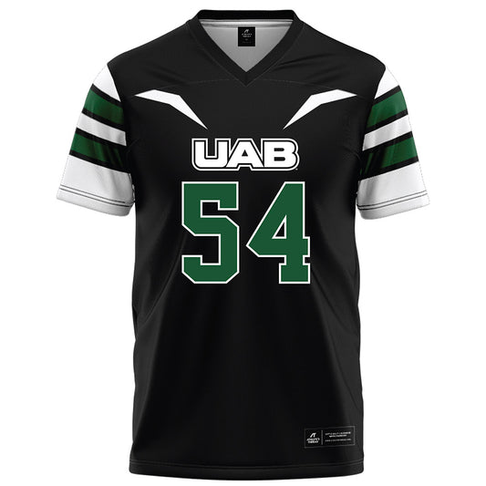 UAB - NCAA Football : Kyle Mosley - Black Football Jersey-0