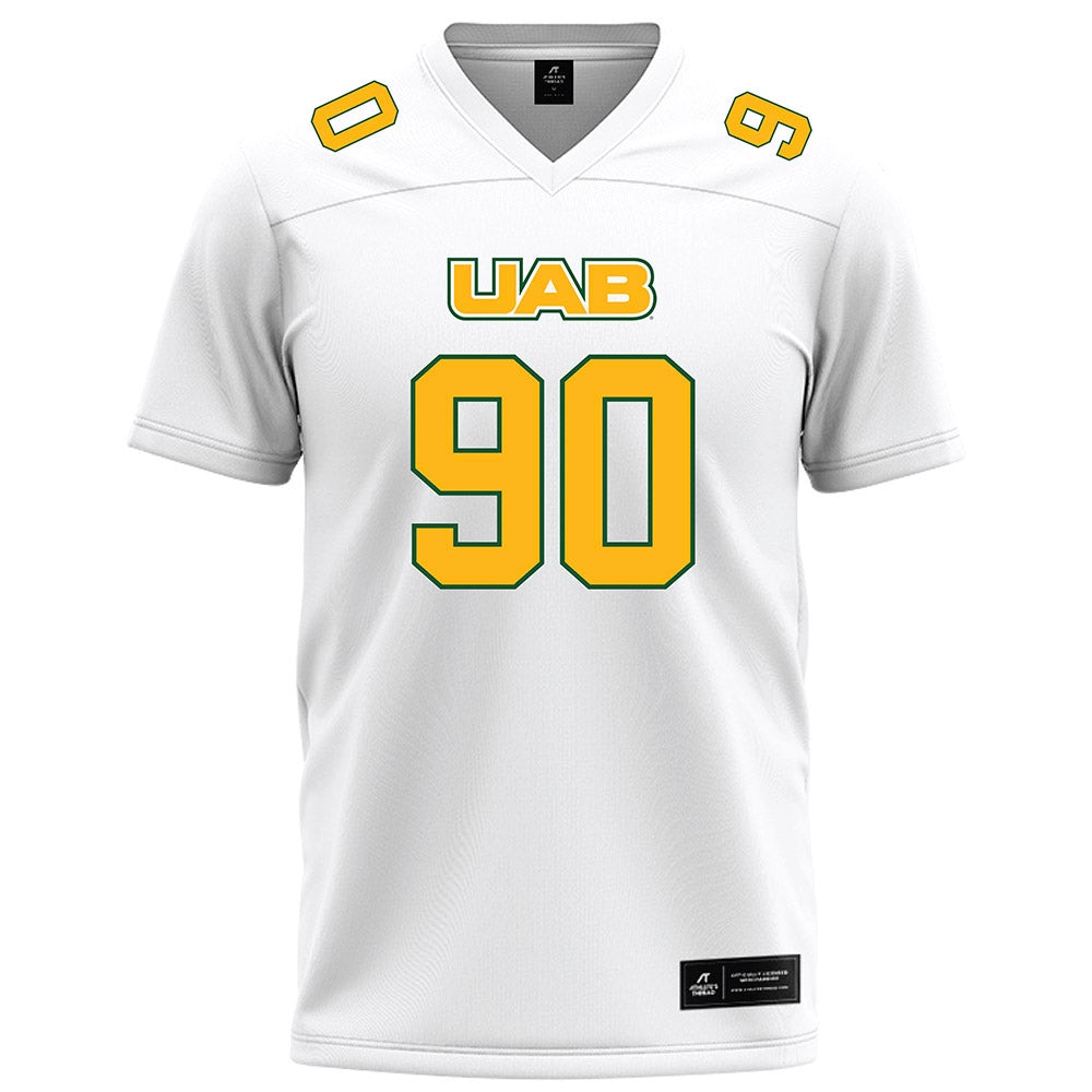 UAB - NCAA Football : Christopher Spencer - White Football Jersey-0
