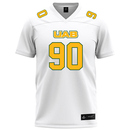 UAB - NCAA Football : Christopher Spencer - White Football Jersey-0