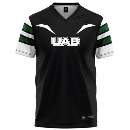 UAB - NCAA Football : Braden Teague - Black Football Jersey-0