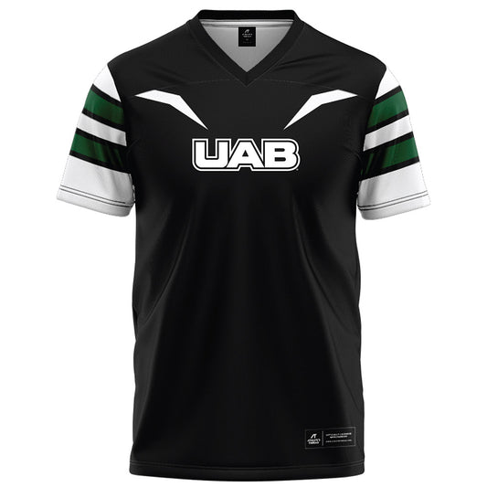 UAB - NCAA Football : Braden Teague - Black Football Jersey-0