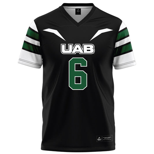 UAB - NCAA Football : Brandon Hawkins Jr - Black Football Jersey-0