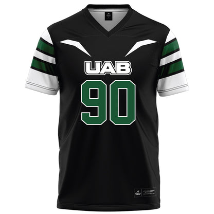 UAB - NCAA Football : Christopher Spencer - Black Football Jersey-0