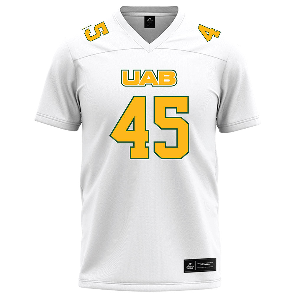 UAB - NCAA Football : Fred Owens - White Football Jersey-0