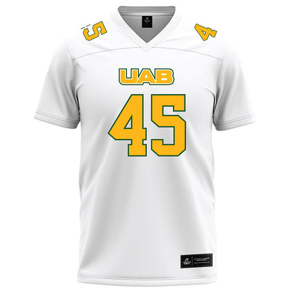 UAB - NCAA Football : Fred Owens - White Football Jersey-0