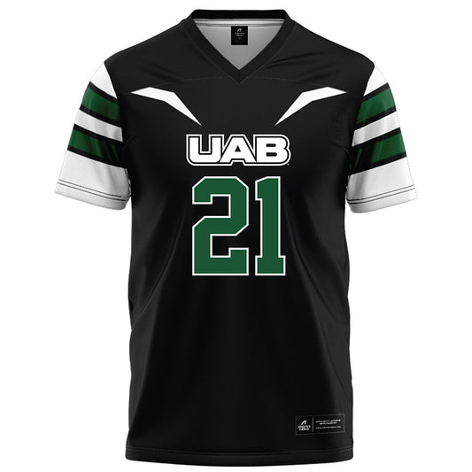 UAB - NCAA Football : Chris Bracy - Black Football Jersey-0