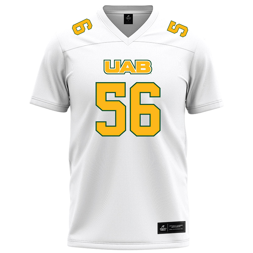 UAB - NCAA Football : Myles Cook - White Football Jersey-0