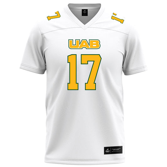 UAB - NCAA Football : Brogan McNab - White Football Jersey-0