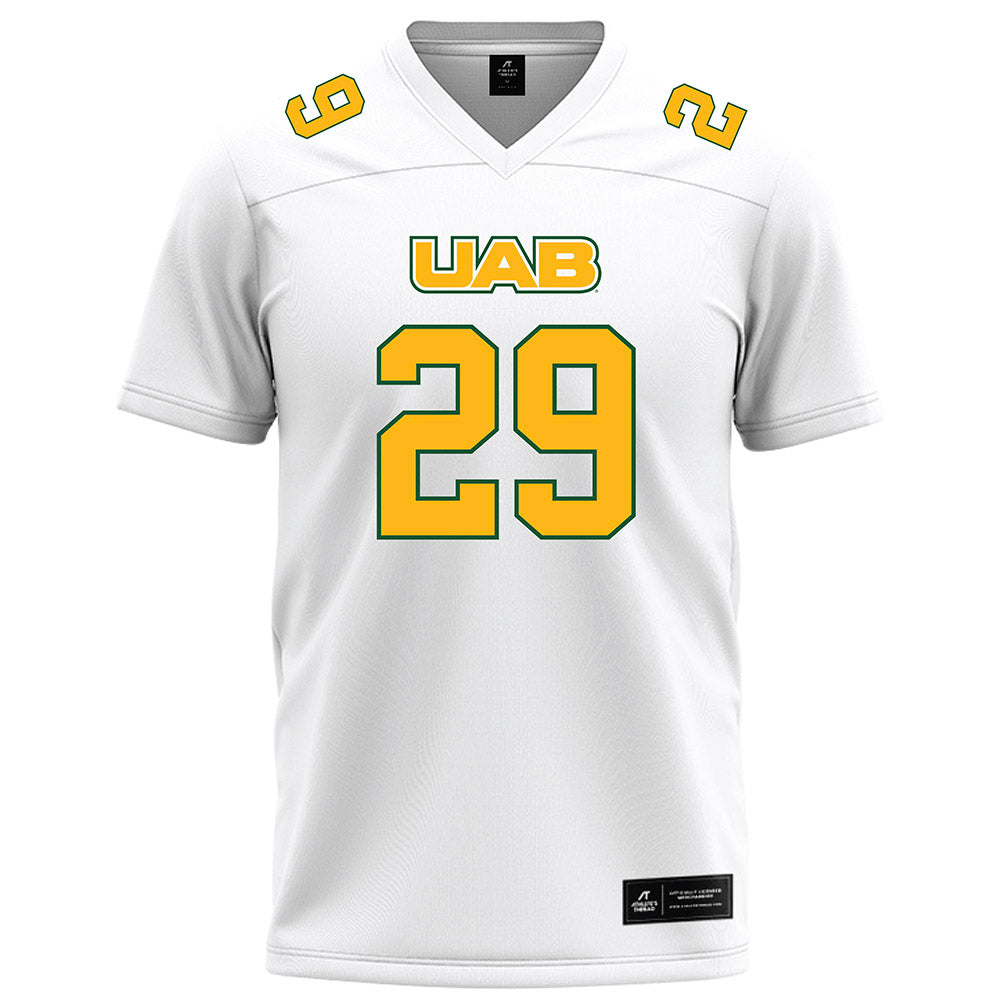 UAB - NCAA Football : Lee Beebe Jr - White Football Jersey-0