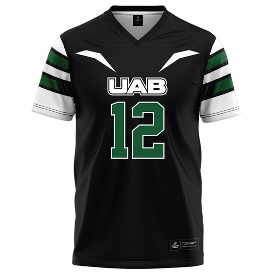 UAB - NCAA Football : Jaylen Elder - Black Football Jersey-0