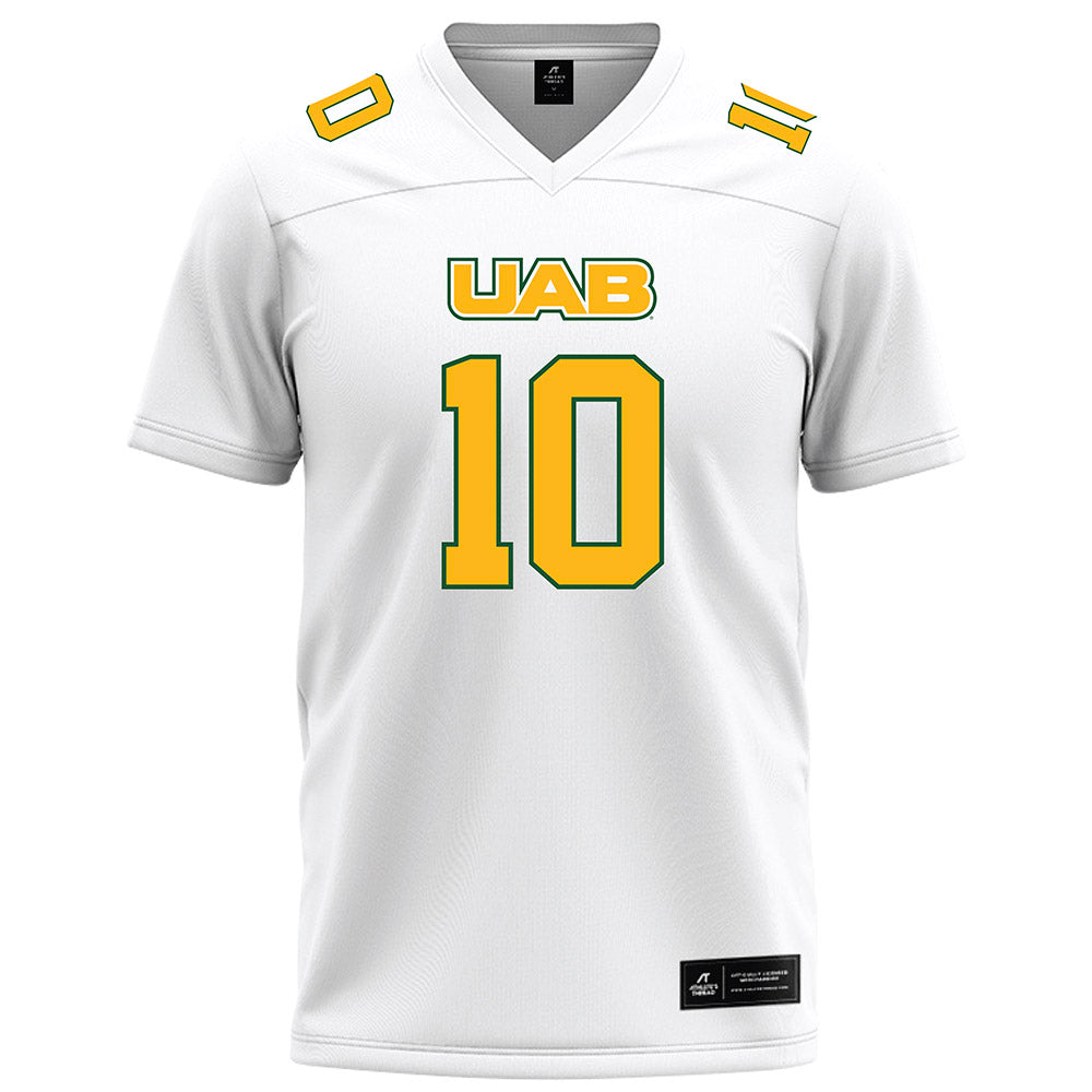 UAB - NCAA Football : Kris Wokomah - White Football Jersey-0