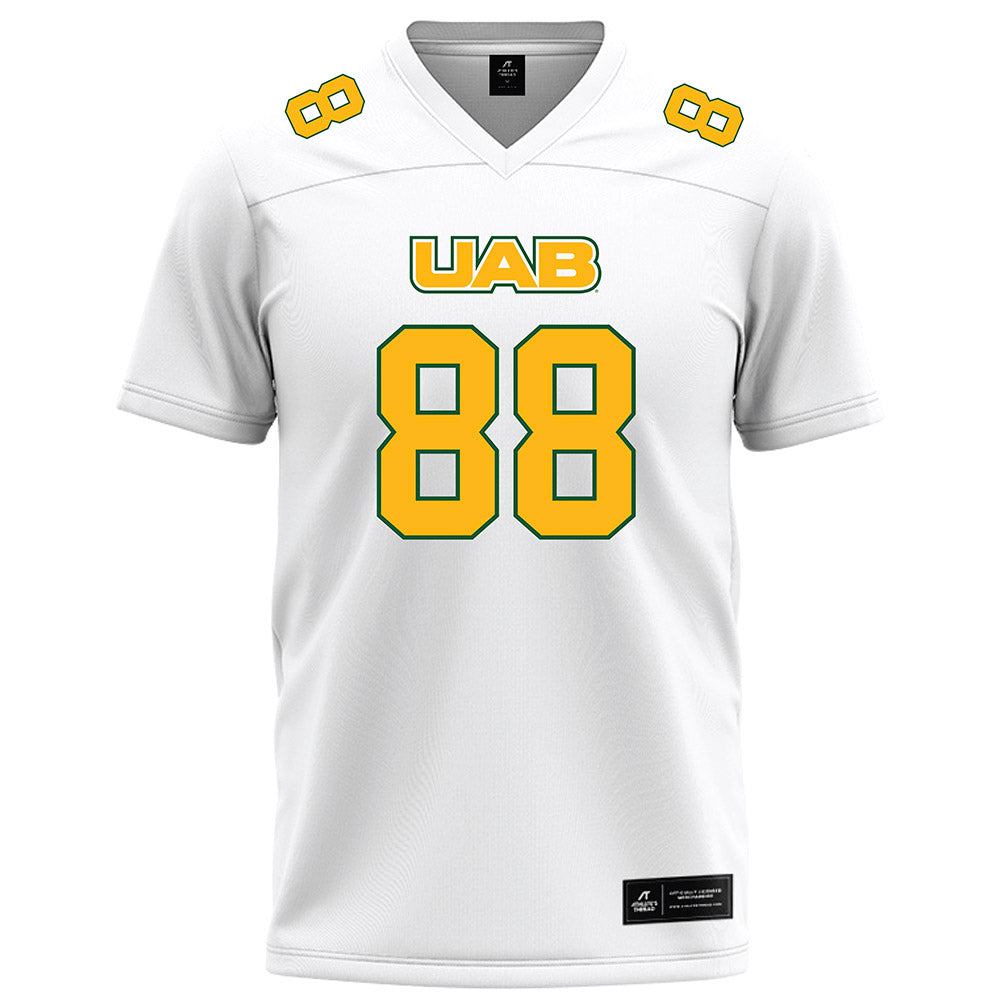 UAB - NCAA Football : Braden Teague - White Football Jersey-0