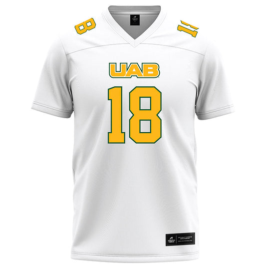 UAB - NCAA Football : Landry Lyddy - White Football Jersey-0
