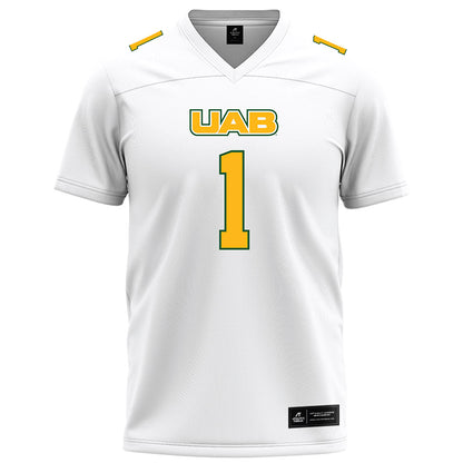 UAB - NCAA Football : Colby Dempsey - White Football Jersey-0