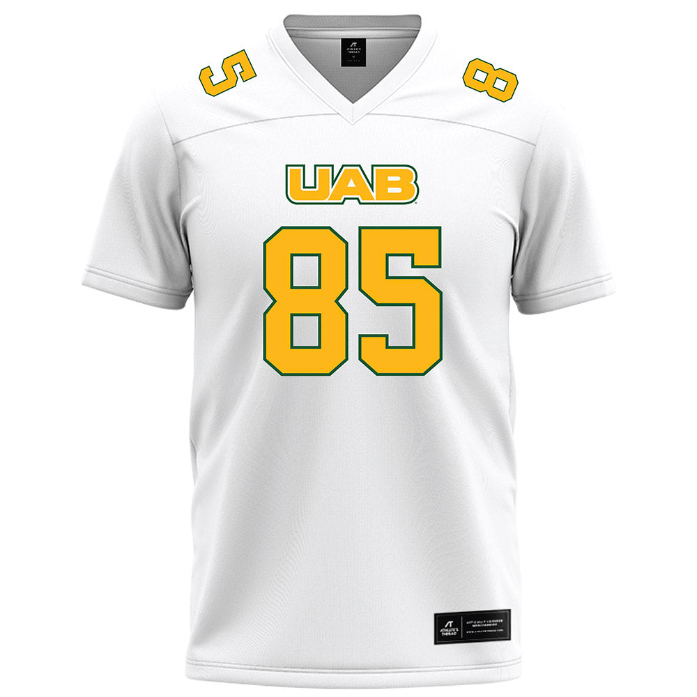 UAB - NCAA Football : Clay Smelley - White Football Jersey-0