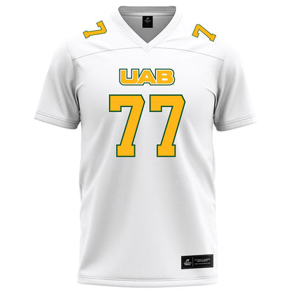 UAB - NCAA Football : Logan Moore - White Football Jersey-0