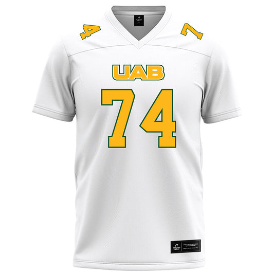 UAB - NCAA Football : Barry Walker - White Football Jersey-0