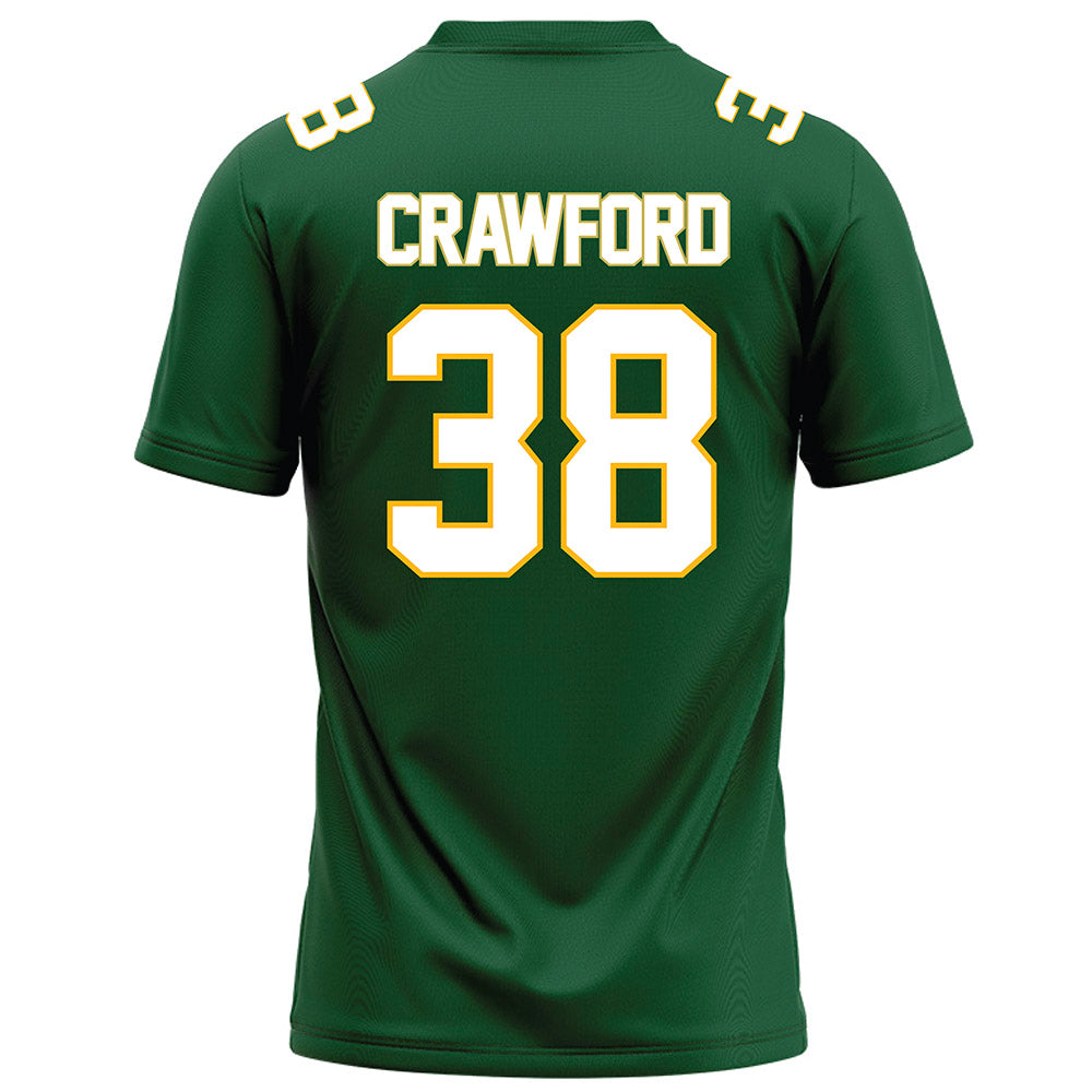 UAB - NCAA Football : Michael Crawford - Green Football Jersey-1