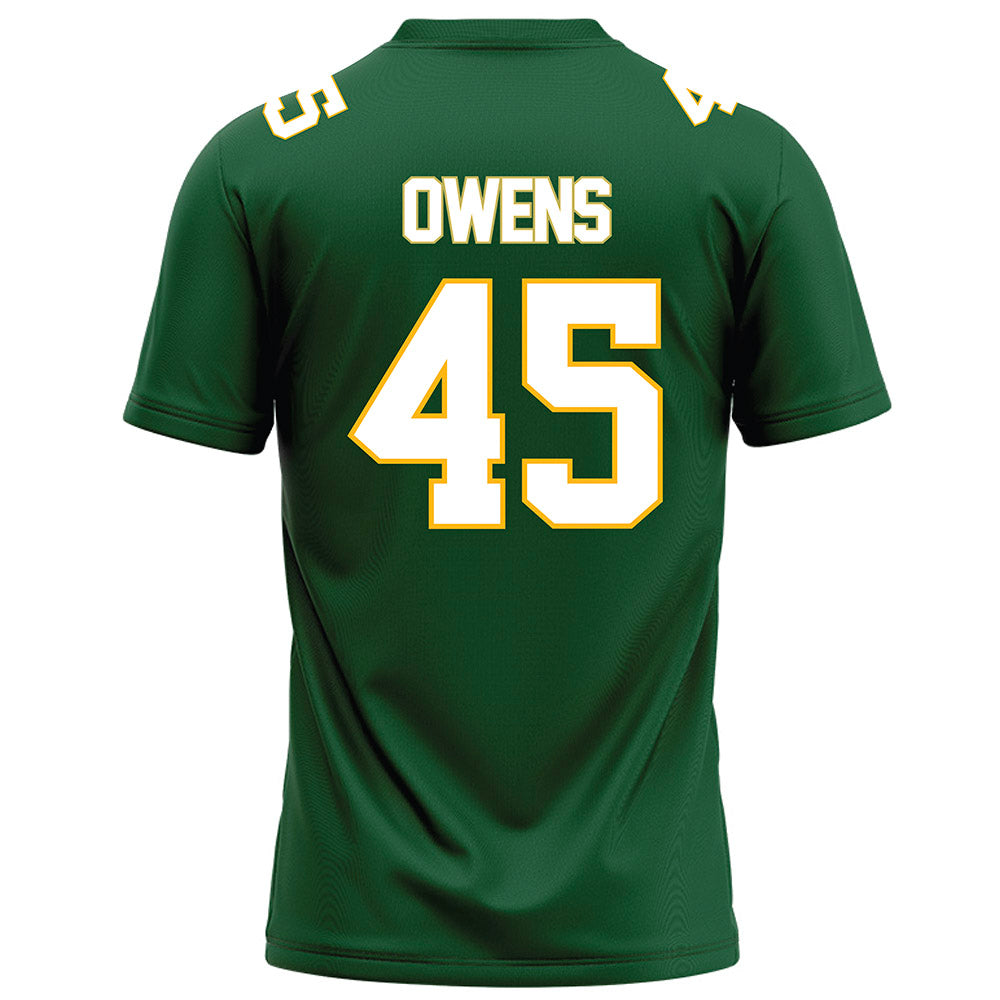 UAB - NCAA Football : Fred Owens - Green Football Jersey-1