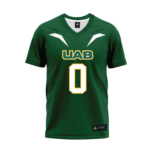 UAB - NCAA Football : Iverson Hooks - Green Football Jersey-0