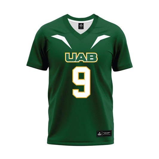 UAB - NCAA Football : Noah Nelson - Green Football Jersey-0