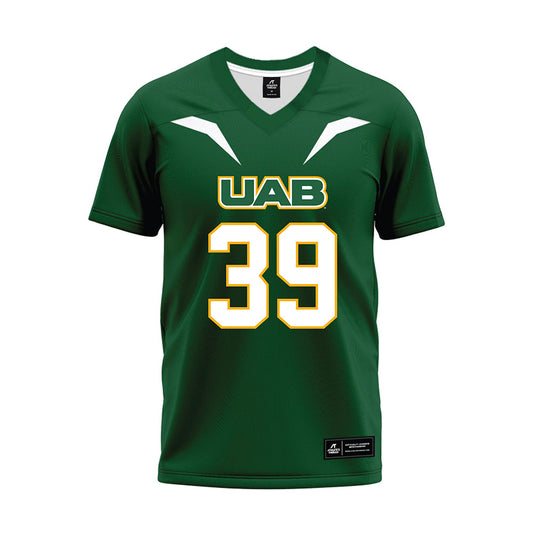 UAB - NCAA Football : Jonah Delange - Green Football Jersey-0