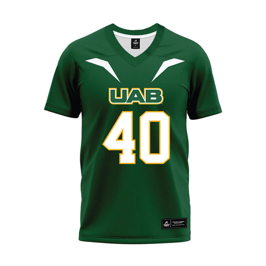 UAB - NCAA Football : Brayden Johnson - Green Football Jersey-0