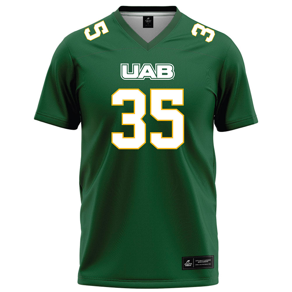 UAB - NCAA Football : Owen Simpson - Green Football Jersey-0
