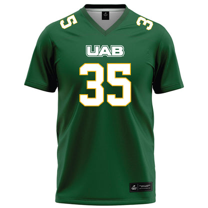 UAB - NCAA Football : Owen Simpson - Green Football Jersey-0