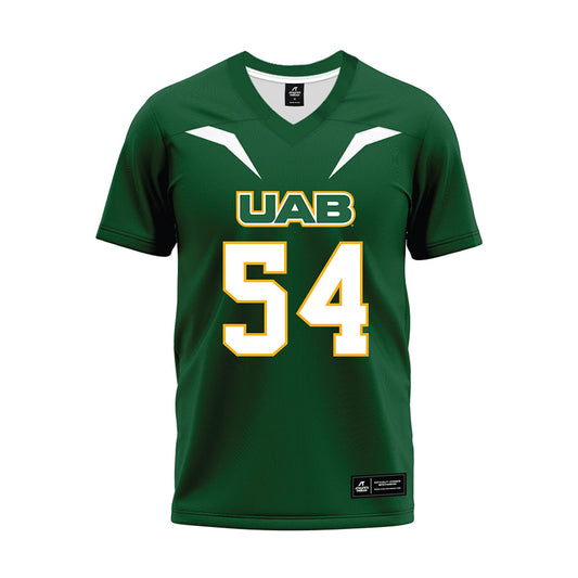 UAB - NCAA Football : Zaire Flournoy - Green Football Jersey-0