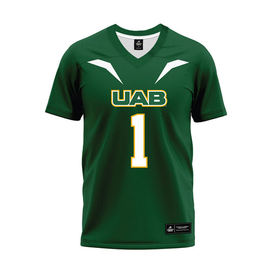 UAB - NCAA Football : Colby Dempsey - Green Football Jersey-0